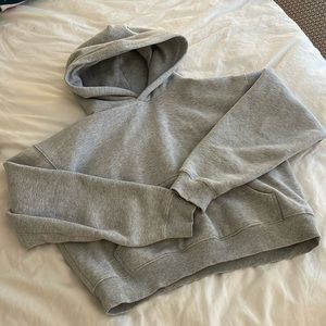 Aritzia TNA boxy boyfriend hoodie gray hoodie